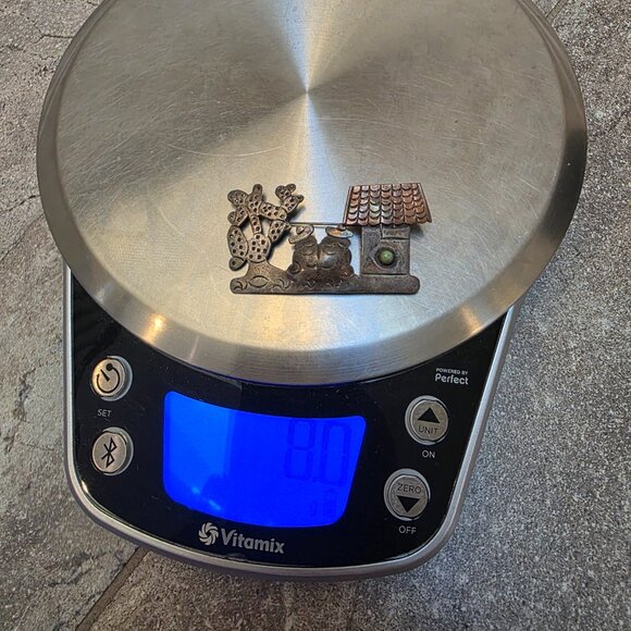 Vintage Taxco Mexico 925 Silver Sombrero Siesta  Figures Brooch Pin - Folk Art - Picture 5 of 6